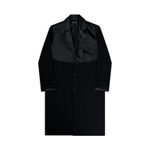 Load image into Gallery viewer, PU Leather Over-the-knee Panelled Coat
