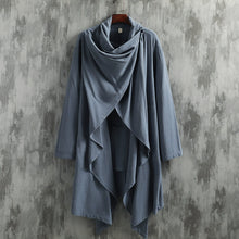 Load image into Gallery viewer, Cotton And Linen Two-Piece Cape Coat