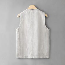 Load image into Gallery viewer, V Neck Linen Casual Vest