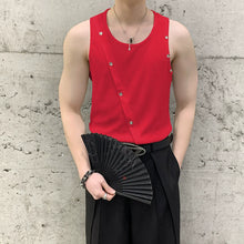 Load image into Gallery viewer, Irregular Metal Breasted Vest