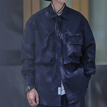 Load image into Gallery viewer, Japanese Loose Big Pocket Shirt