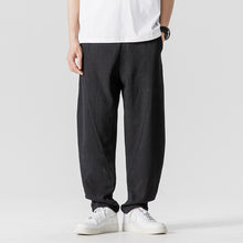 Load image into Gallery viewer, Waffle Loose-Fit Casual Wide-Leg Trousers