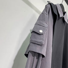 Load image into Gallery viewer, Irregular Fake Two-piece Long-sleeved Shirt