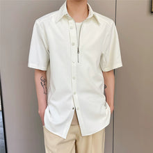 Load image into Gallery viewer, Casual Lapel Zipper T-shirt