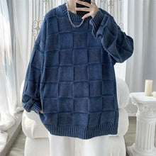 Load image into Gallery viewer, Washed Distressed Vintage Plaid Sweater