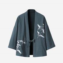Load image into Gallery viewer, Retro Crane Embroidery Cardigan