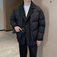 Load image into Gallery viewer, Winter Fake Two-piece Cotton Coat