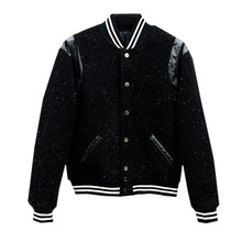 Load image into Gallery viewer, Baseball Collar Gold Dot Warm Jacket
