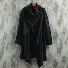 Load image into Gallery viewer, Cotton And Linen Two-Piece Cape Coat