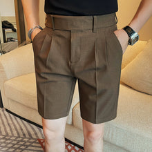 Load image into Gallery viewer, Summer Solid Color Casual Slim Fit Shorts