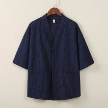 Load image into Gallery viewer, Cardigan Vintage Button Jacquard Shirt