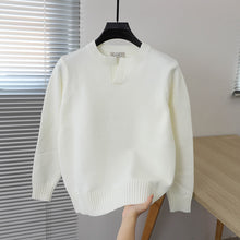 Load image into Gallery viewer, Solid Color Small V-neck Sweater