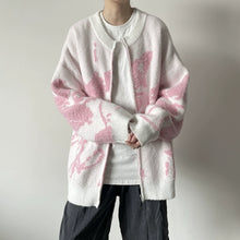 Load image into Gallery viewer, Tie-dyed Knitted Loose Cardigan