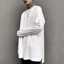 Load image into Gallery viewer, Mid-length Loose Split Hem Bottoming Shirt