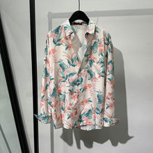 Load image into Gallery viewer, Retro Print Loose Non-iron Drape Shirt