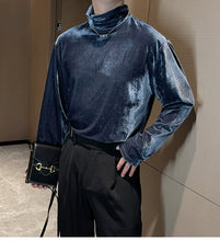 Load image into Gallery viewer, Turtleneck Velvet Bottoming Long-sleeved T-shirt