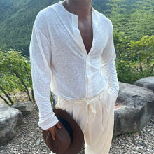 Load image into Gallery viewer, Knitted Crew Neck Slim Fit Shirt