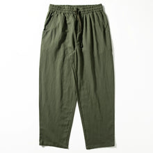Load image into Gallery viewer, Breathable Straight-Leg Loose Linen Trousers