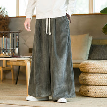 Load image into Gallery viewer, Thickened Corduroy Wide-leg Straight Pants