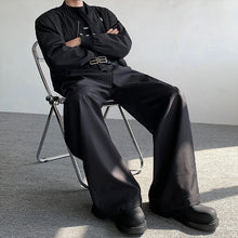 Load image into Gallery viewer, Wide-leg Three-dimensional Straight Pants