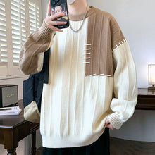 Load image into Gallery viewer, Plush Crew Neck Knitted Loose Sweater