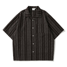 Load image into Gallery viewer, Retro Linen Striped Shirt
