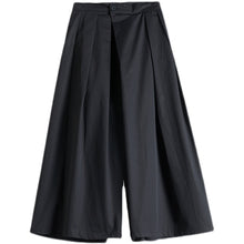Load image into Gallery viewer, Pleated Black Wide Leg Pants