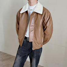 Load image into Gallery viewer, Pilot Pu leather Short Jacket