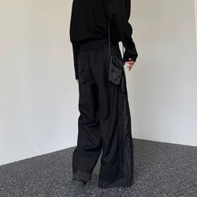 Load image into Gallery viewer, Striped Loose Wide-leg Pants