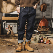 Load image into Gallery viewer, Vintage Washed Straight Leg Denim Pants