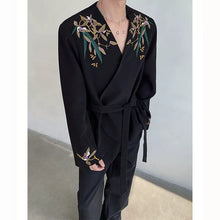 Load image into Gallery viewer, Heavy Embroidery Print Shoulder Pad Suit Jacket