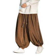 Load image into Gallery viewer, Wheat Ear Pattern Corduroy Wide-leg Pants