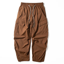 Load image into Gallery viewer, Multi-pocket Loose Curved Trousers