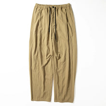 Load image into Gallery viewer, Breathable Elastic Waist Loose Curved Trousers