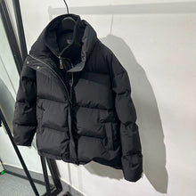 Load image into Gallery viewer, Fake Two-piece Stand Collar Loose Cotton Jacket