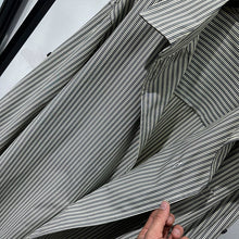 Load image into Gallery viewer, Striped Irregular Lapel Shirt