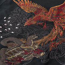 Load image into Gallery viewer, Dragon Suzaku White Tiger Embroidery Hooded Sweatshirt