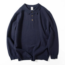 Load image into Gallery viewer, POLO Collar Loose Casual Warm Knit Sweater
