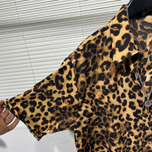 Load image into Gallery viewer, Leopard Print Casual Loose Shirt