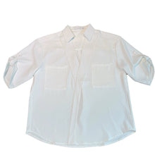 Load image into Gallery viewer, Solid Color Simple V-neck Shirt