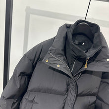 Load image into Gallery viewer, Fake Two-piece Stand Collar Loose Cotton Jacket