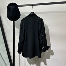 Load image into Gallery viewer, Loose Multi-pocket Stand Collar Shirt