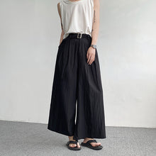 Load image into Gallery viewer, Summer Thin Belt Wide Leg Pants