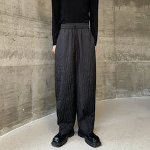 Load image into Gallery viewer, Winter Straight Wide Leg Elastic Waist Carrot Pants