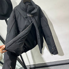 Load image into Gallery viewer, Stand Collar Loose Thick Cotton Jacket