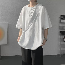 Load image into Gallery viewer, Drapey Loose Cotton Linen T-shirt