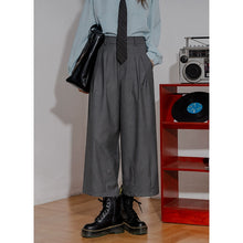 Load image into Gallery viewer, Retro Suit Wide-Leg High Waist Pants