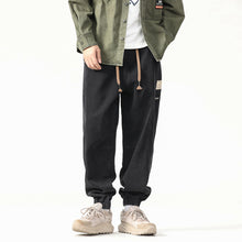 Load image into Gallery viewer, Heavyweight Loose Washed Denim Cargo Jogger Pants