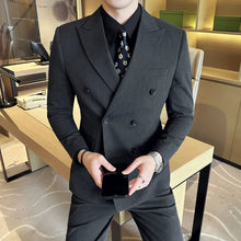 Load image into Gallery viewer, Double-breasted Casual Suit Jacket