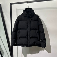 Load image into Gallery viewer, Fake Two-piece Stand Collar Loose Cotton Jacket